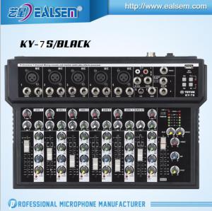 Professional 7-Channel Mixer with USB Input Mic-Line Audio Mixing Console Series