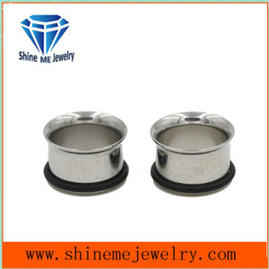 Fashion Stainless Steel Single Flare Ear Plug