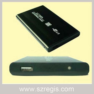 Aluminium Shell USB2.0 HDD Enclosure Supports All 2.5-Inch SATA Hard Drives