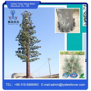 Camouflaged GSM Communication Pine Tree Tower Made in China